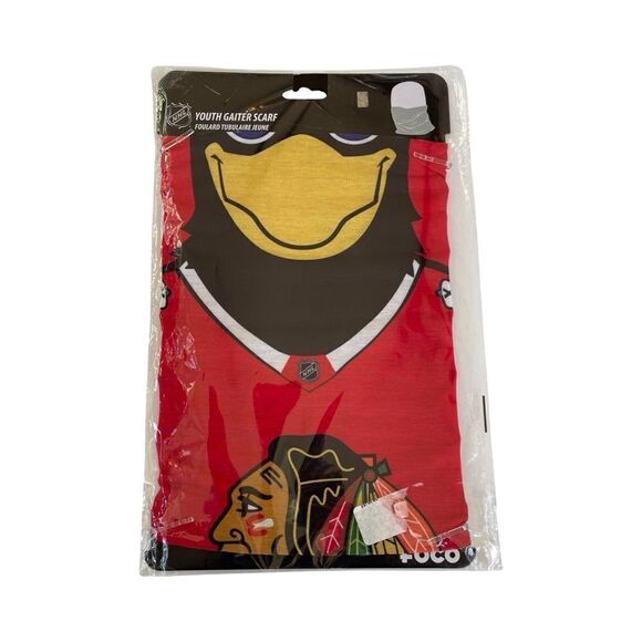 NHL Chicago Blackhawks Gator Scarf Youth NWT - Picture 1 of 6